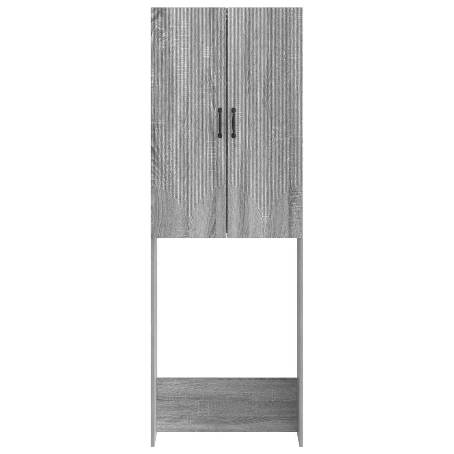 Toiletkast HOORN Grijs Sonoma 66 x 25,5 x 190 cm Bewerkt hout