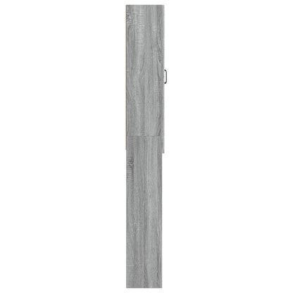 Toiletkast HOORN Grijs Sonoma 66 x 25,5 x 190 cm Bewerkt hout