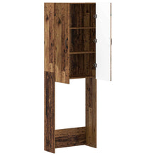 Toiletkast HOORN Oud hout 66 x 25,5 x 190 cm Bewerkt hout