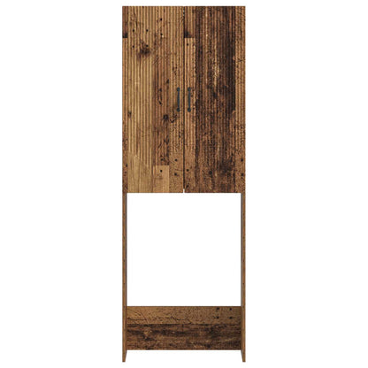 Toiletkast HOORN Oud hout 66 x 25,5 x 190 cm Bewerkt hout