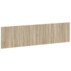 Hoofdeinde muurmontage 200x3x50 cm sonoma eiken