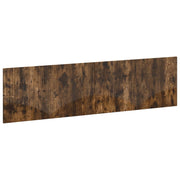 Hoofdbord 200x3x50 cm gerookt eiken wandmontage