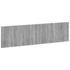 Hoofdbord 200x3x50 cm grijs Sonoma bewerkt hout