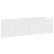 Hoofdbord Hoorn 180x50 cm hoogglans wit bewerkt hout