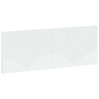 Hoofdbord wandmontage 140x50 cm wit bewerkt hout