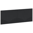 Hoofdbord 140x3x50 cm bewerkt hout zwart