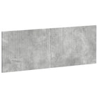 Hoofdbord 140x50 cm betongrijs bewerkt hout muurmontage