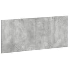 Hoofdbord 120x3x50 cm betongrijs bewerkt hout