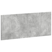 Hoofdbord 120x3x50 cm betongrijs bewerkt hout