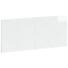 Hoofdbord 120x50 cm hoogglans wit bewerkt hout