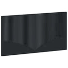 Hoofdbord 100x50 cm bewerkt hout zwart