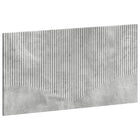 Hoofdbord 100x50 cm betongrijs bewerkt hout muurmontage