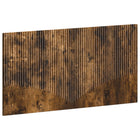 Hoofdbord wandgemonteerd 100x50 cm gerookt eiken