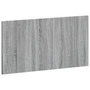 Hoofdbord wandmontage 100x3x50 cm grijs bewerkt hout
