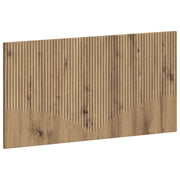 Hoofdbord wandmontage artisanaal eiken 100x50 cm