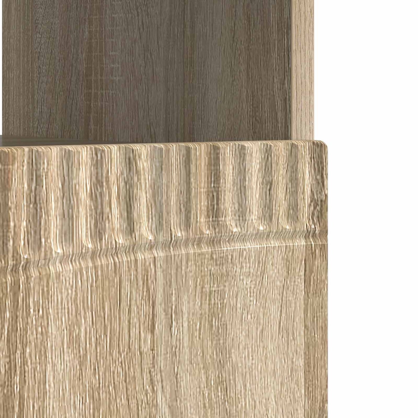 LED tv-meubel Sonoma Eiken Bewerkt hout