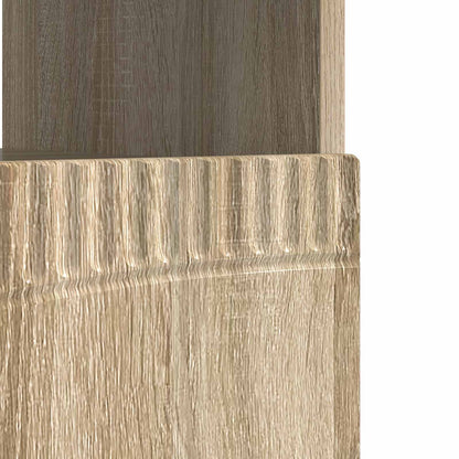 LED tv-meubel Sonoma Eiken Bewerkt hout
