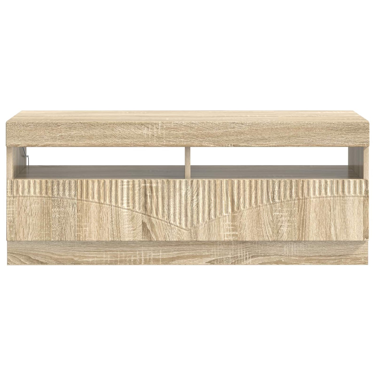 LED tv-meubel Sonoma Eiken Bewerkt hout