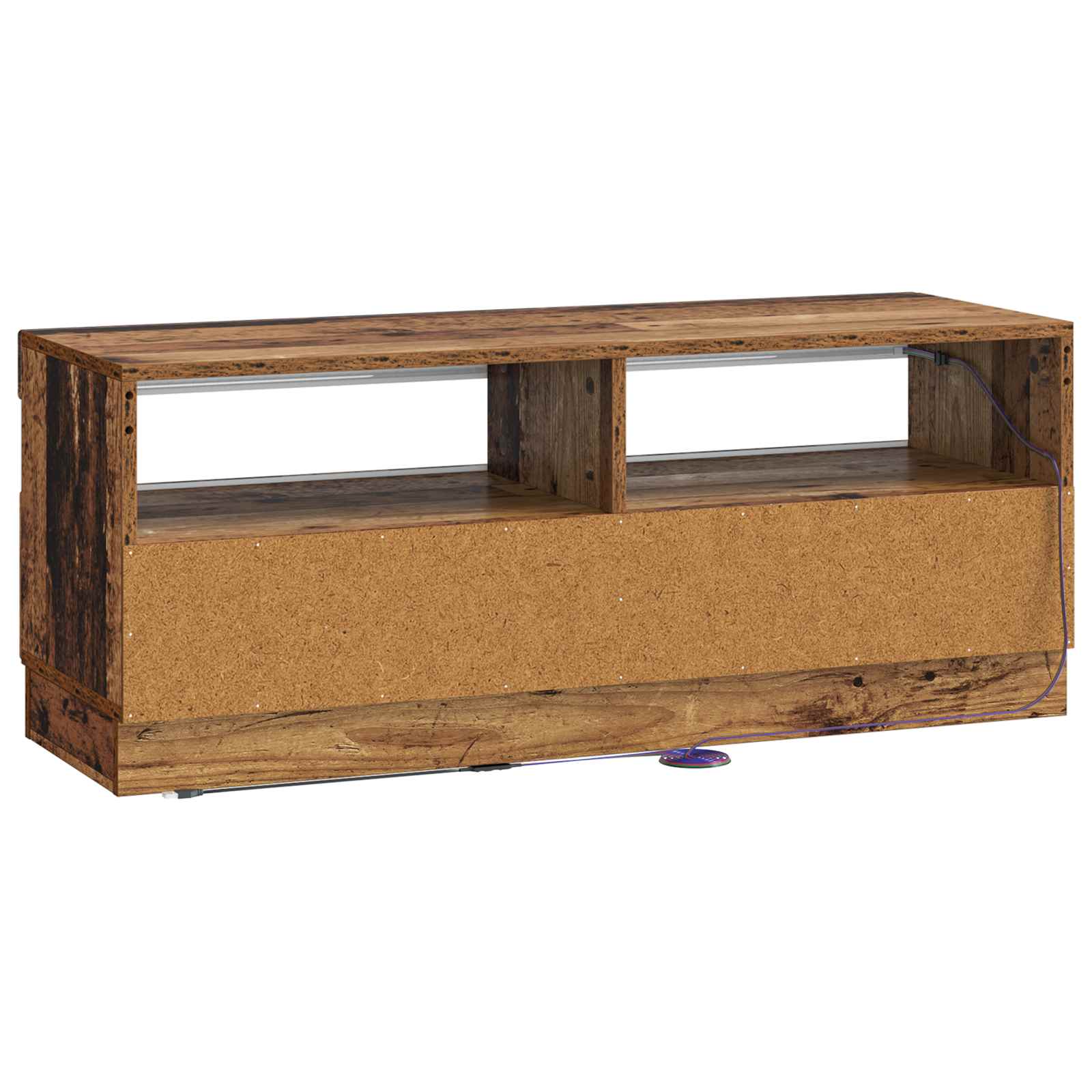 LED tv-meubel Oud hout Bewerkt hout