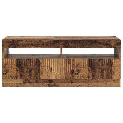 LED tv-meubel Oud hout Bewerkt hout