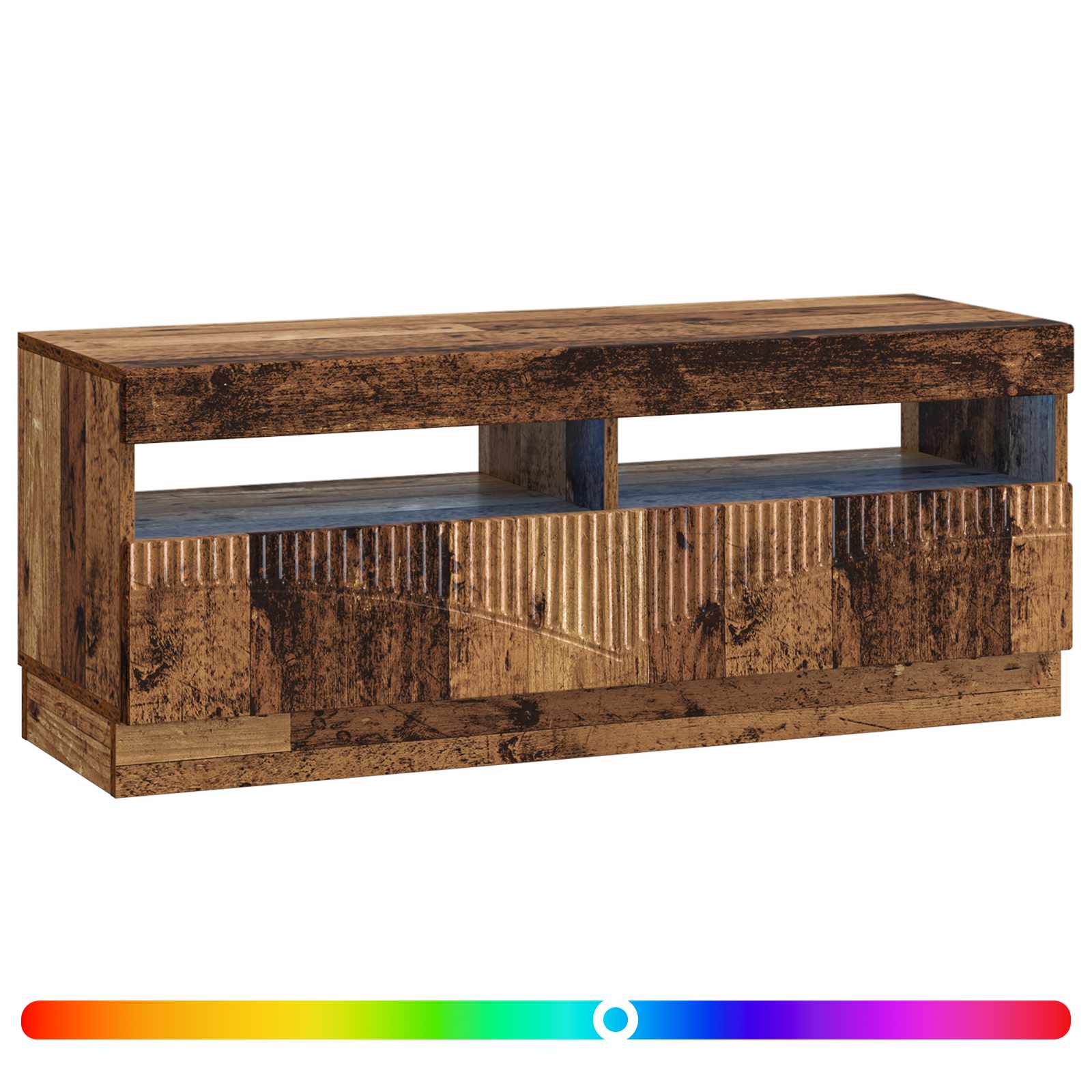 LED tv-meubel Oud hout Bewerkt hout