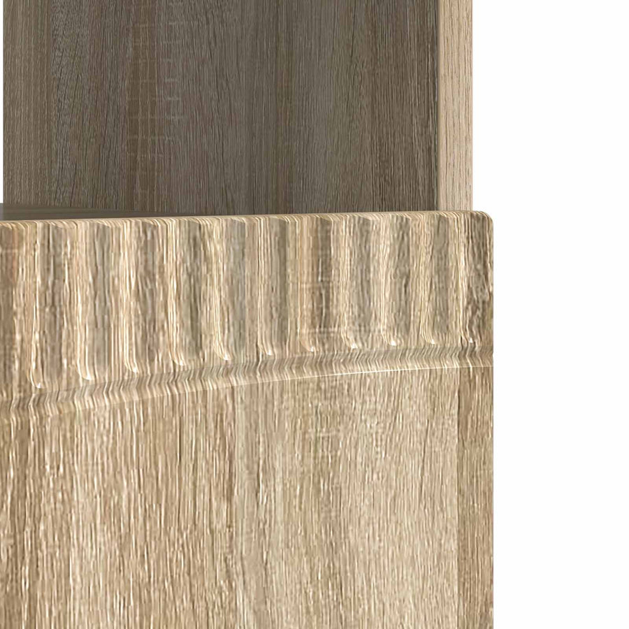 LED tv-meubel Sonoma Eiken Bewerkt hout
