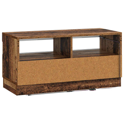 LED tv-meubel Oud hout Bewerkt hout
