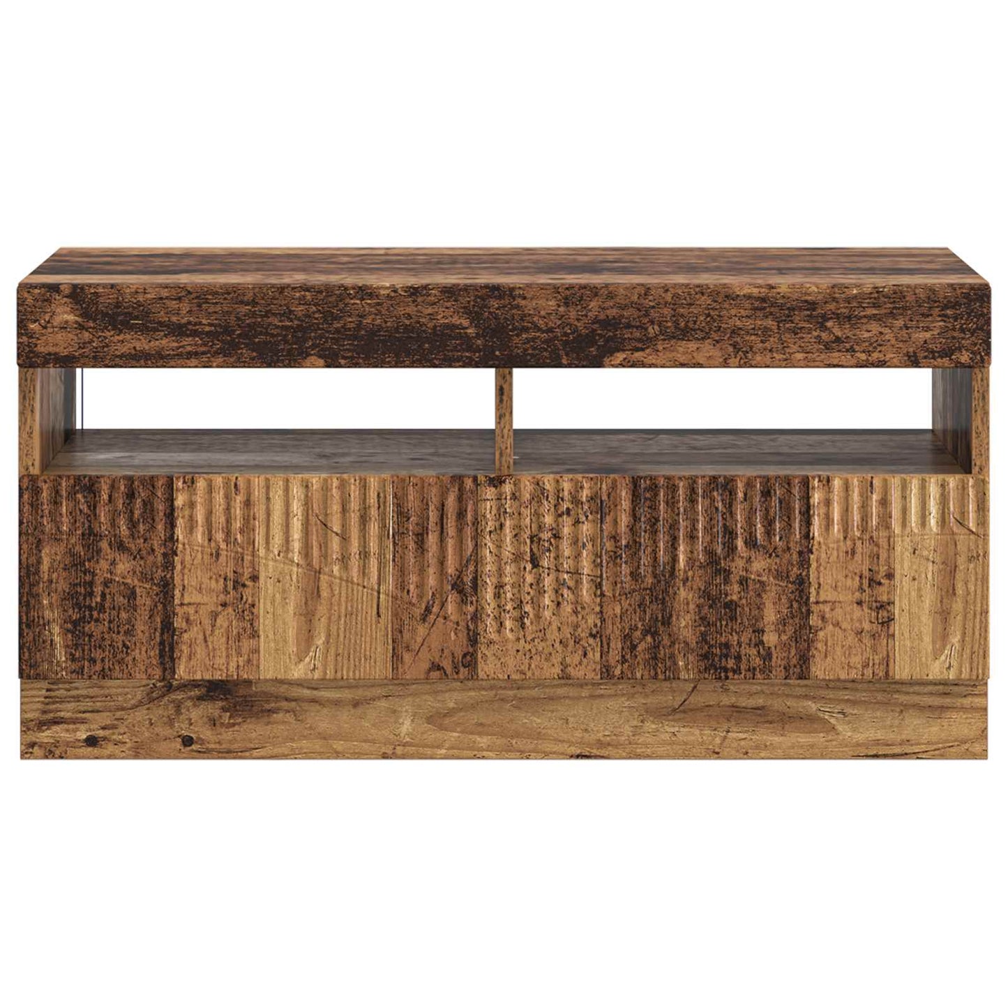 LED tv-meubel Oud hout Bewerkt hout