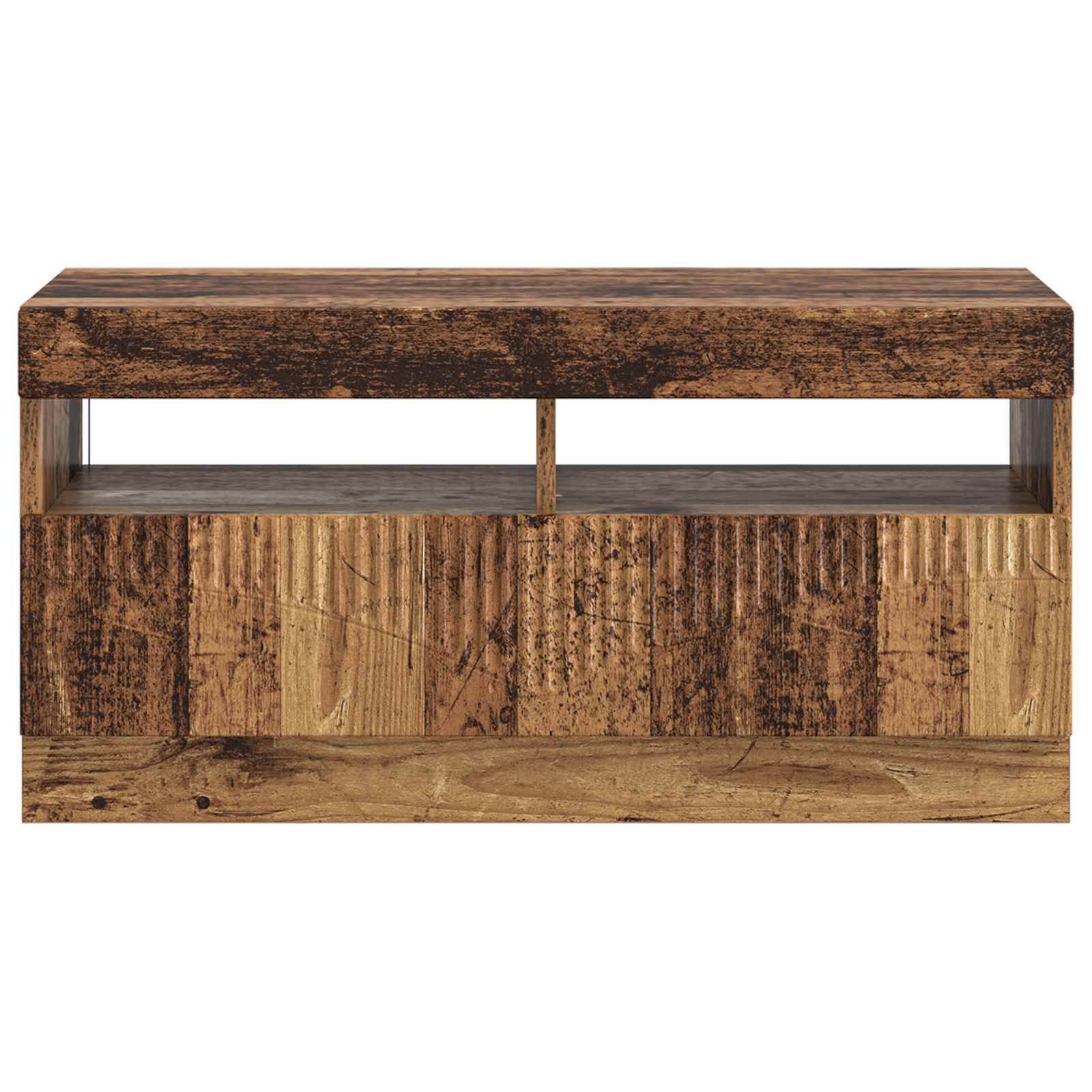 LED tv-meubel Oud hout Bewerkt hout