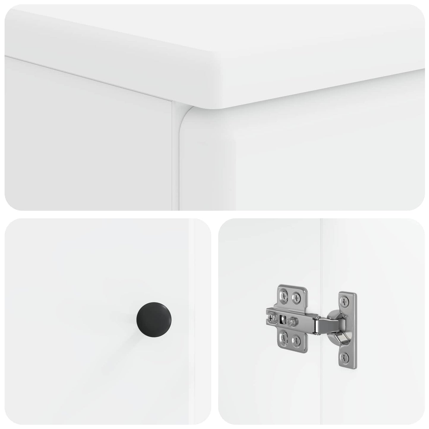 Badkamer wastafelkast BREDA Wit 59,5 x 31,5 x 59 cm