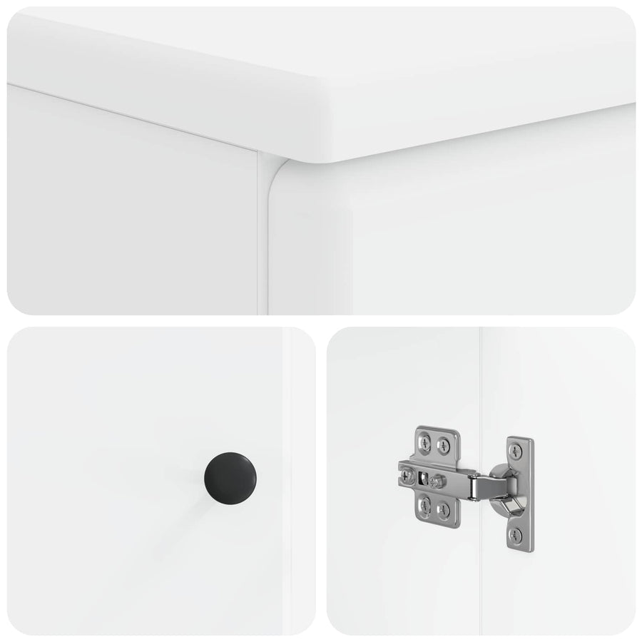 Badkamer wastafelkast BREDA Wit 59,5 x 31,5 x 59 cm