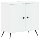 Wastafelkast badkamer 59.5x31.5x59 cm wit