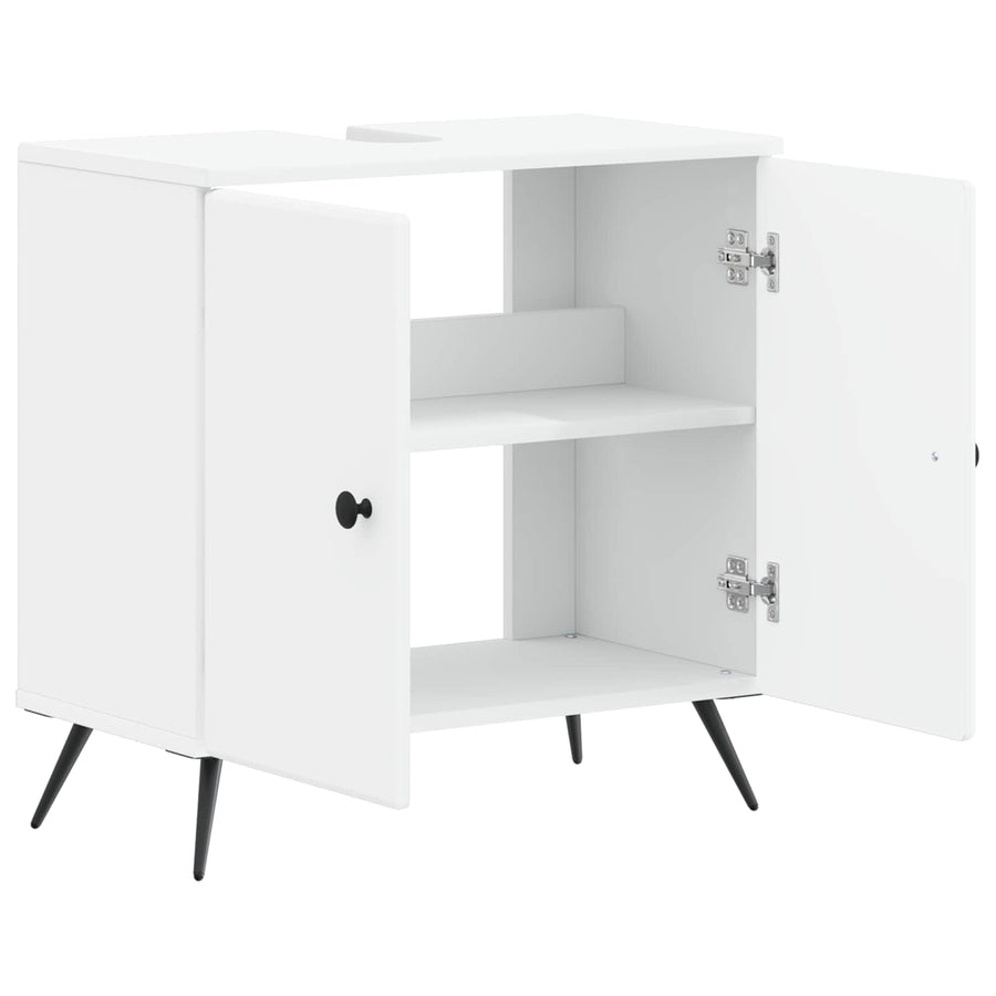 Badkamer wastafelkast BREDA Wit 59,5 x 31,5 x 59 cm