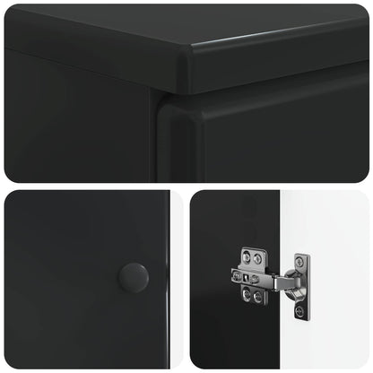 Badkamer wastafelkast BREDA Zwart 59,5 x 31,5 x 59 cm