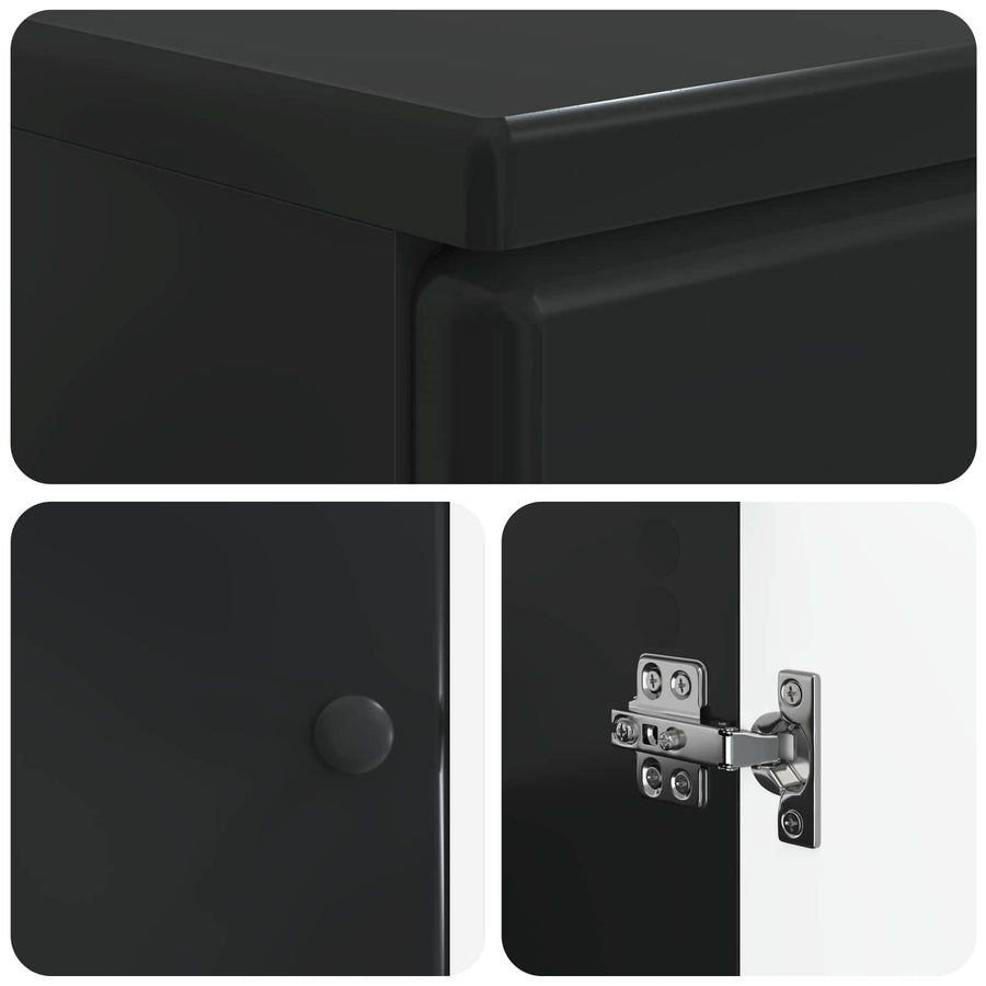 Badkamer wastafelkast BREDA Zwart 59,5 x 31,5 x 59 cm