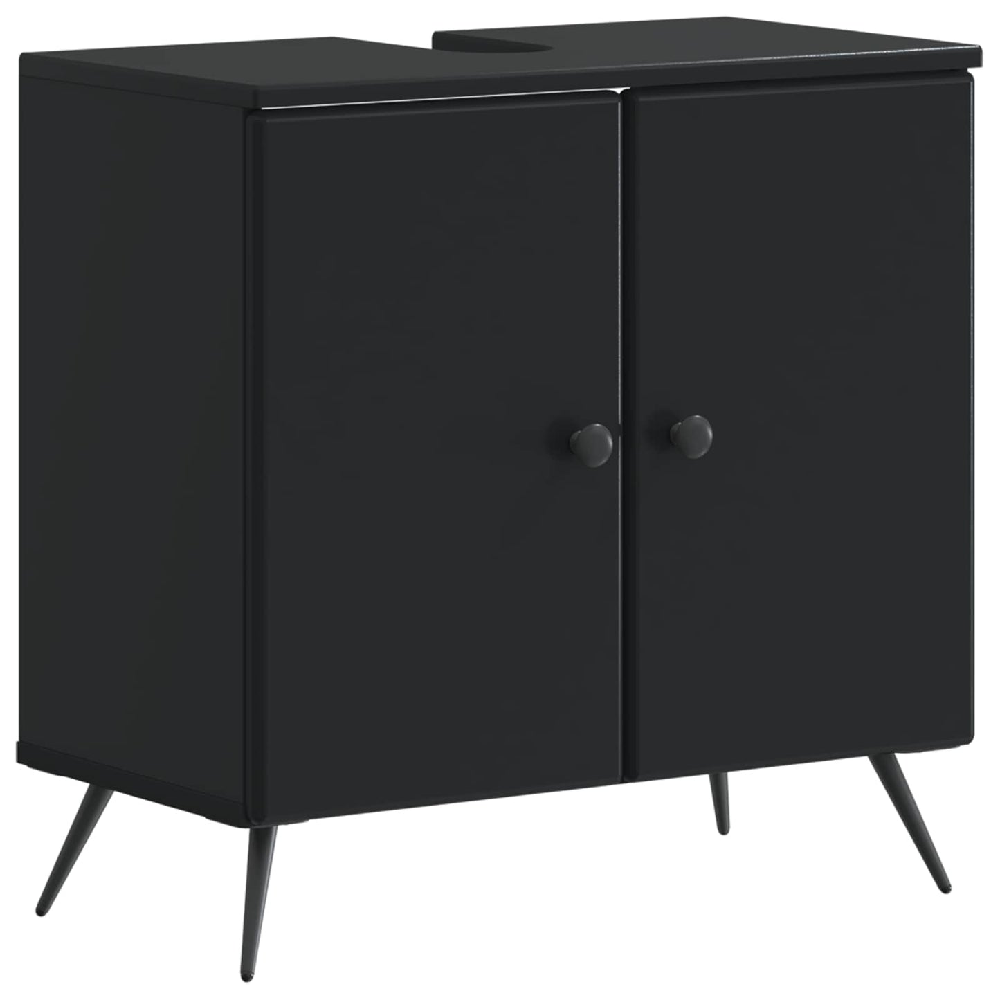Badkamer wastafelkast BREDA Zwart 59,5 x 31,5 x 59 cm