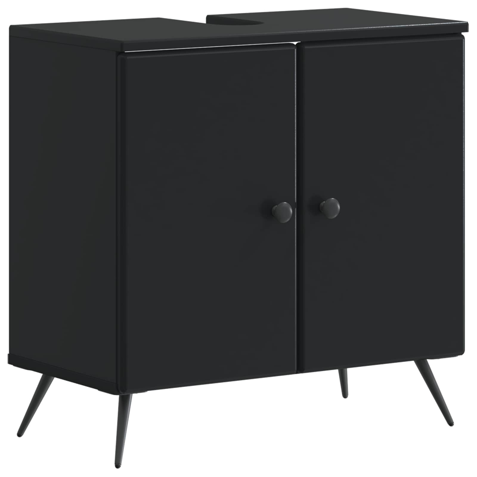 Badkamer wastafelkast BREDA Zwart 59,5 x 31,5 x 59 cm
