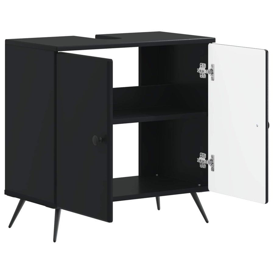 Badkamer wastafelkast BREDA Zwart 59,5 x 31,5 x 59 cm