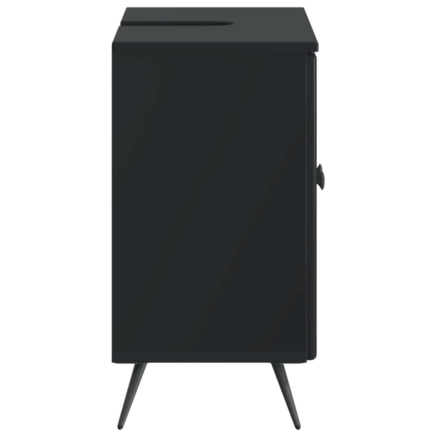 Badkamer wastafelkast BREDA Zwart 59,5 x 31,5 x 59 cm
