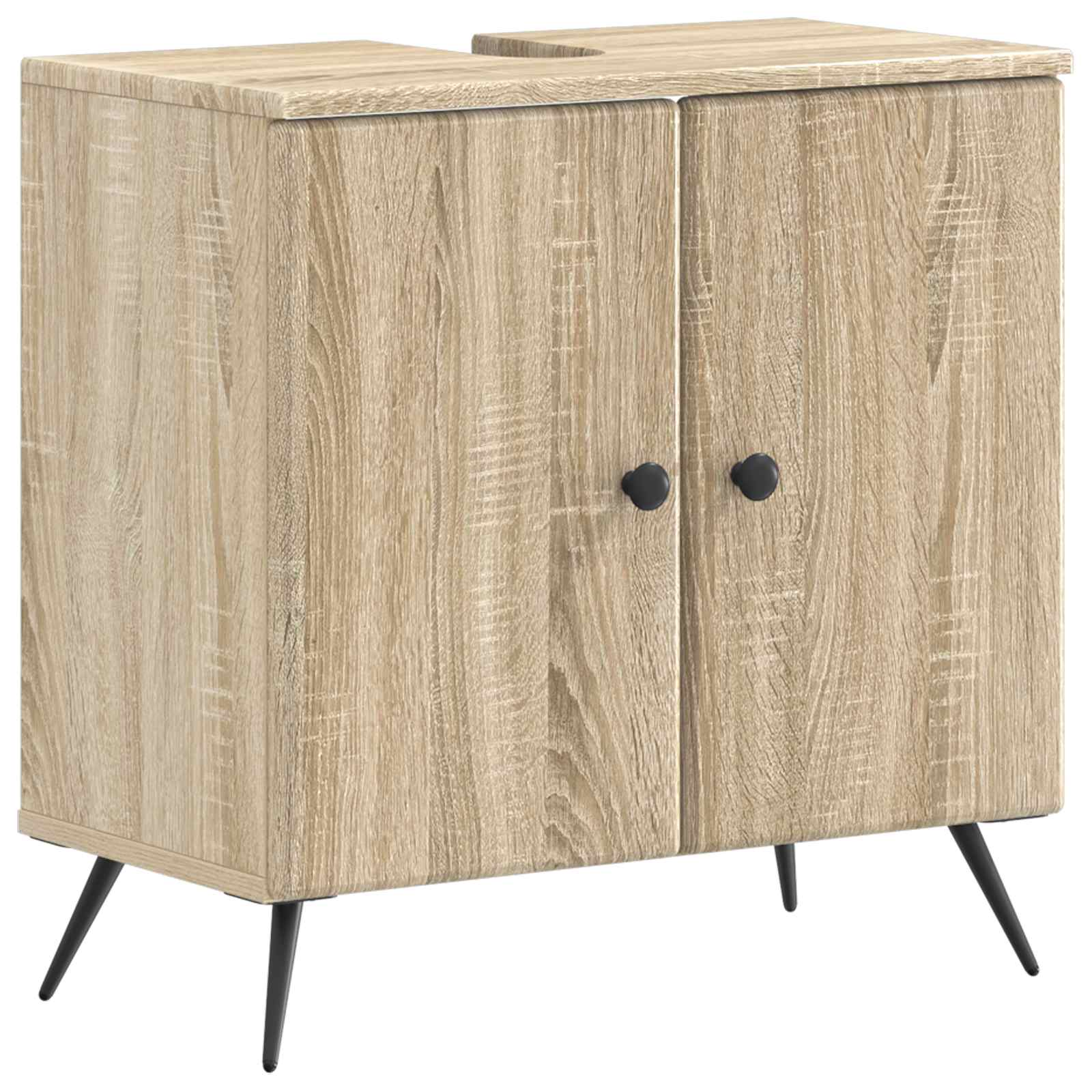Badkamer wastafelkast BREDA Sonoma Eiken 59,5 x 31,5 x 59 cm