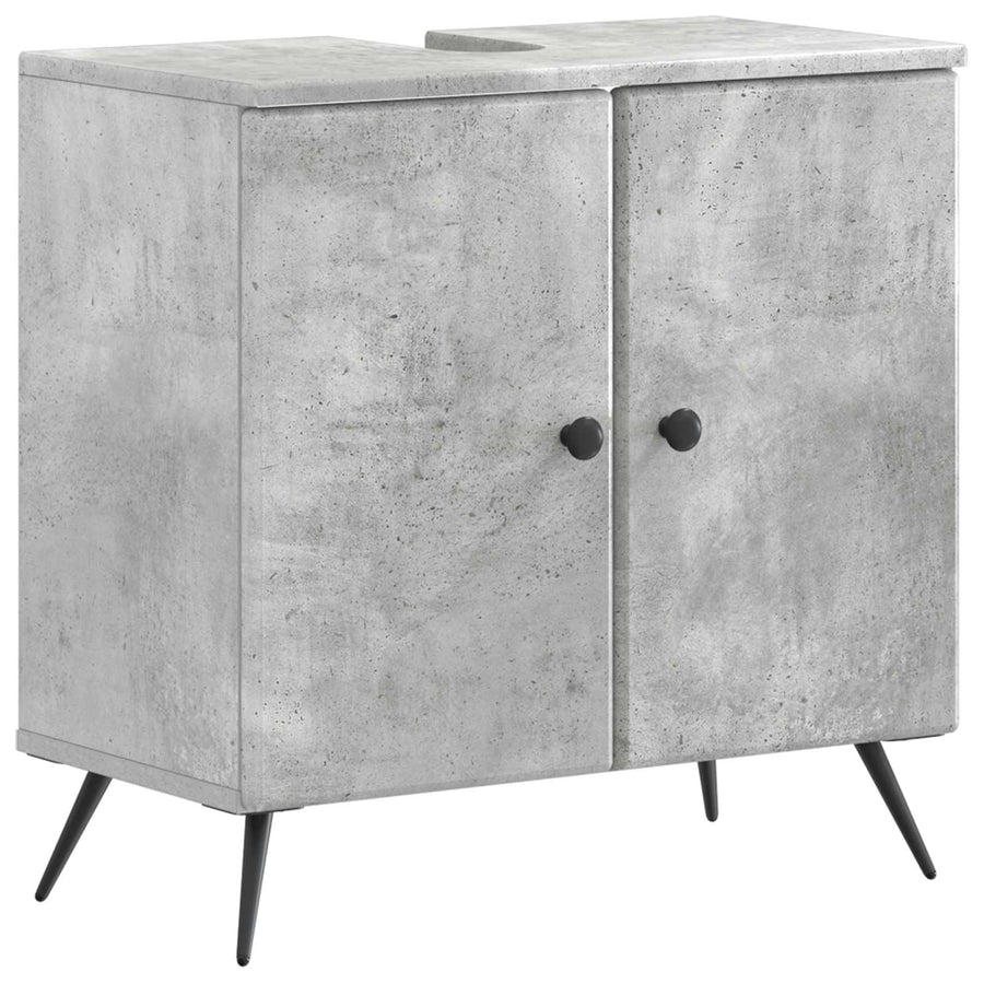 Badkamer wastafelkast BREDA Betongrijs 59,5 x 31,5 x 59 cm