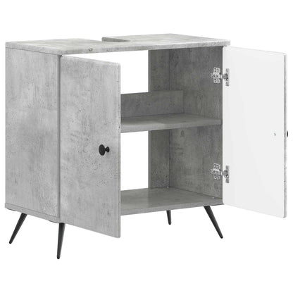 Badkamer wastafelkast BREDA Betongrijs 59,5 x 31,5 x 59 cm