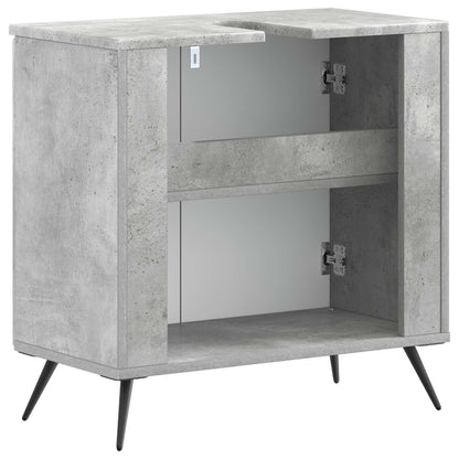 Badkamer wastafelkast BREDA Betongrijs 59,5 x 31,5 x 59 cm