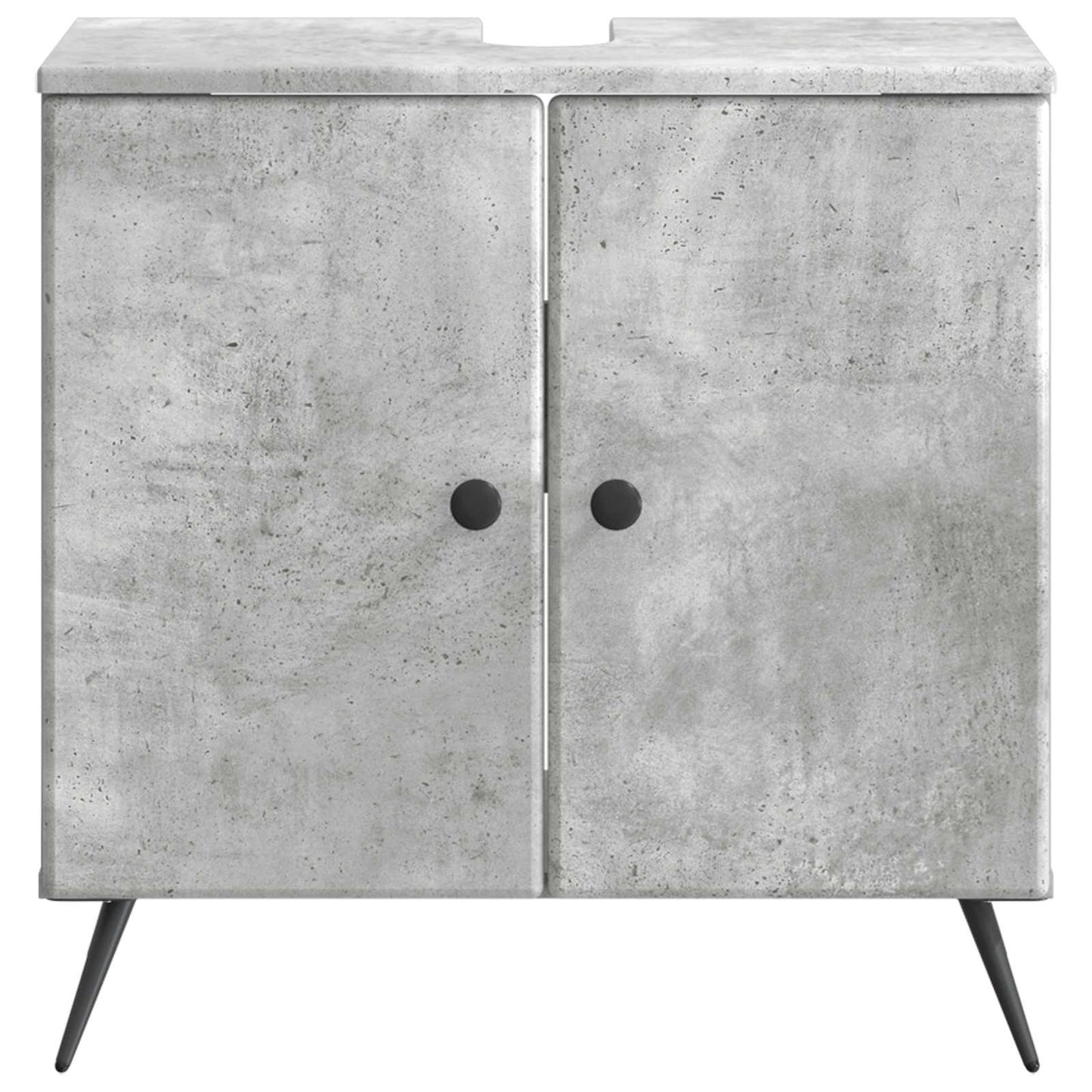 Badkamer wastafelkast BREDA Betongrijs 59,5 x 31,5 x 59 cm