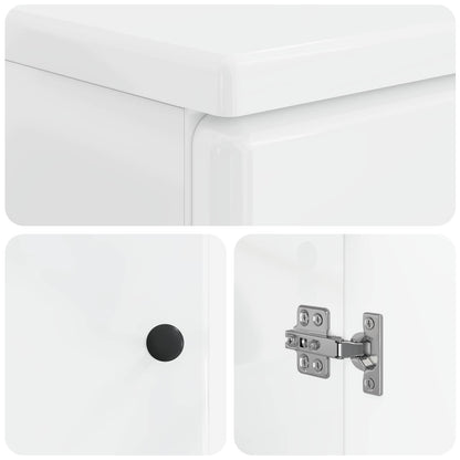 Badkamer wastafelkast BREDA Hoogglans Wit 59,5 x 31,5 x 59 cm