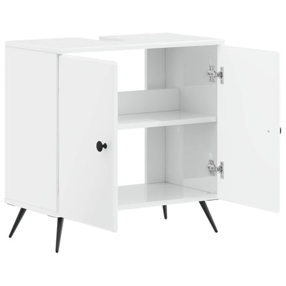 Badkamer wastafelkast BREDA Hoogglans Wit 59,5 x 31,5 x 59 cm