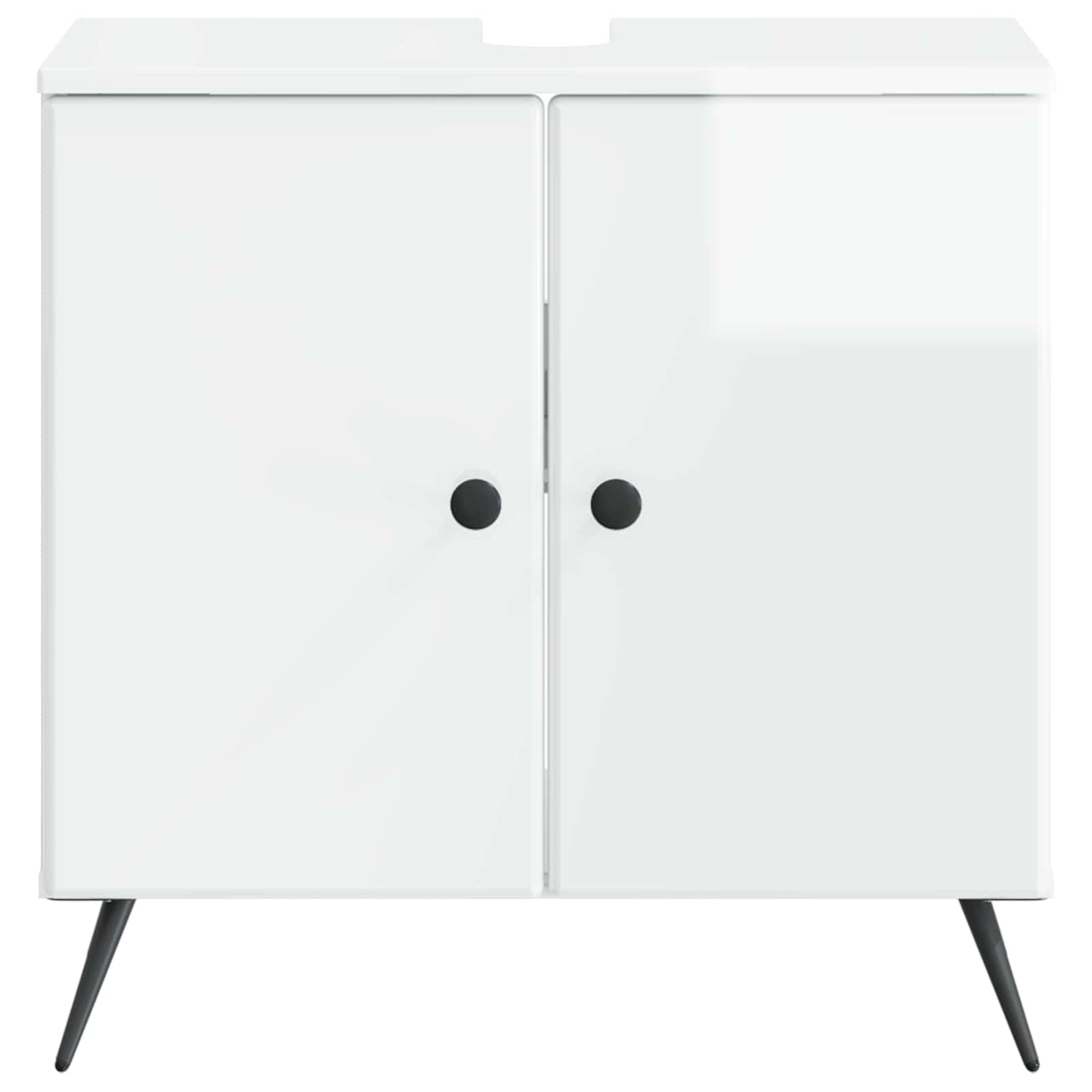 Badkamer wastafelkast BREDA Hoogglans Wit 59,5 x 31,5 x 59 cm