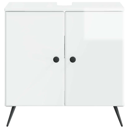 Badkamer wastafelkast BREDA Hoogglans Wit 59,5 x 31,5 x 59 cm
