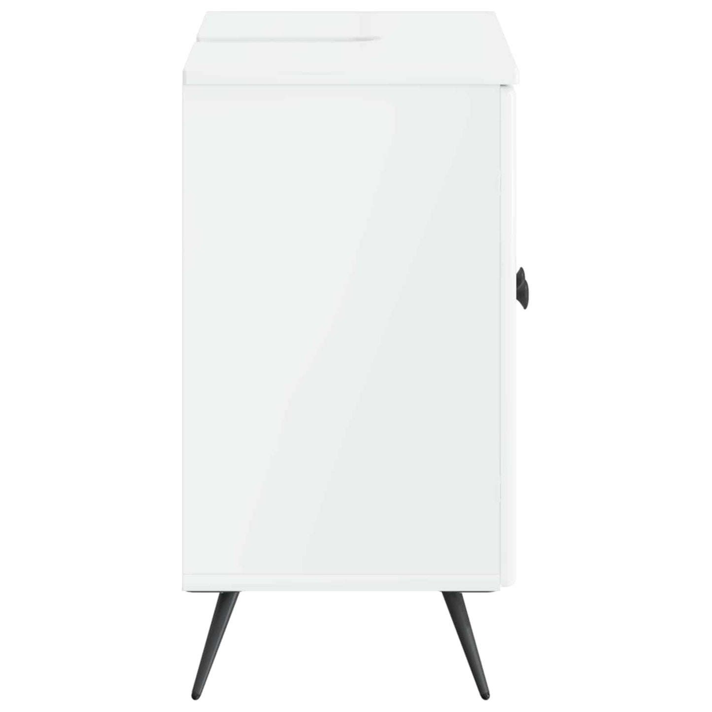 Badkamer wastafelkast BREDA Hoogglans Wit 59,5 x 31,5 x 59 cm