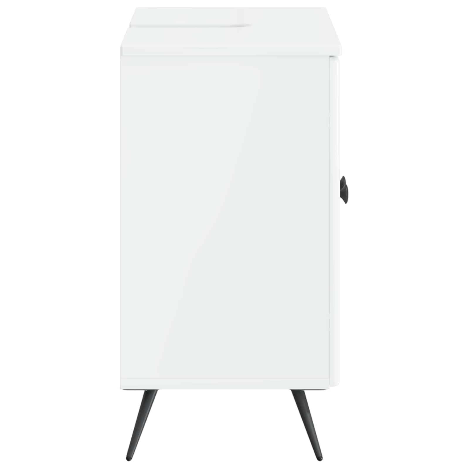 Badkamer wastafelkast BREDA Hoogglans Wit 59,5 x 31,5 x 59 cm